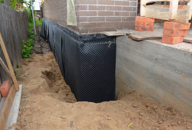 SJ Waterproofing Pros technician performing targeted Crawl Space Encapsulation assessment in Farwell, MI